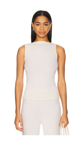 Silk Knit Sleeveless Boatneck Top in . Size M. Also in S, XS - Enza Costa - Modalova