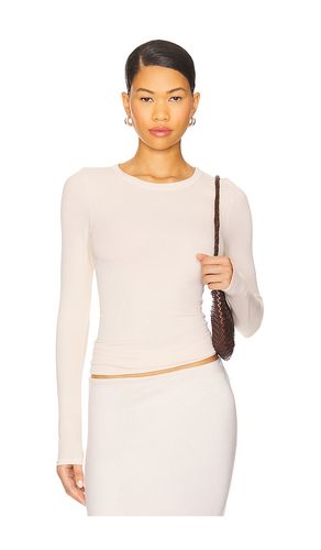 Silk Knit Long Sleeve Crew Top en . Taille M. Also en S, XS - Enza Costa - Modalova