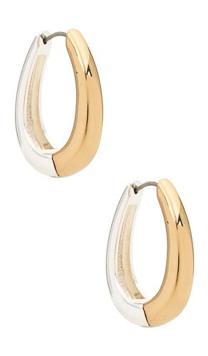 Metallic Mix Medium Hoop Earrings in - Ettika - Modalova