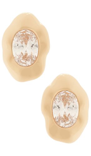 Pendientes de tachuela molten glow studs en color oro metálico talla all - Ettika - Modalova