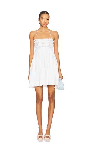 Minivestido summer time en color blanco talla L (también en S, XL) - For Love & Lemons - Modalova