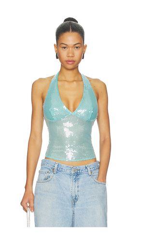 X REVOLVE Dance Til Dawn Halter Top In Capri in . Taglia M. Also in S, XL, XS - Free People - Modalova