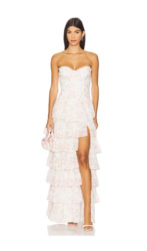 Vestido largo deidre en color blanco talla L (también en M, S, XL, XS, XXS) - MAJORELLE - Modalova