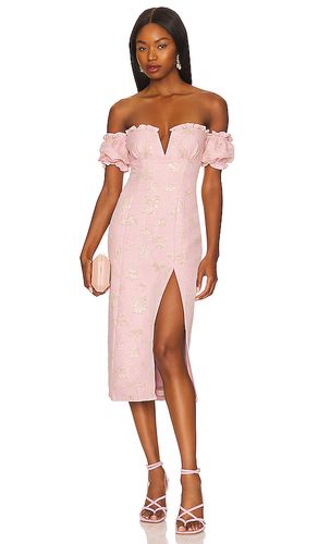 Vestido midi solandia en color rosado talla S (también en XS, XXS) - MAJORELLE - Modalova