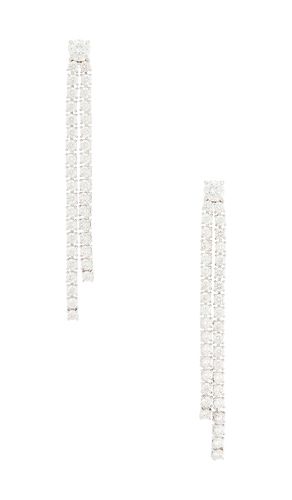 Solitaire Tennis Drop Earring in - SHASHI - Modalova