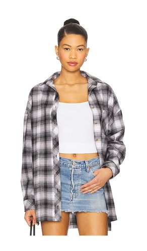 Audriana Oversized Flannel Top in ,. Size S. Also in XS, XXS - superdown - Modalova