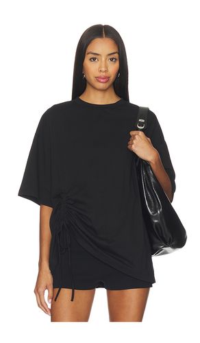 Piper ruched top en color negro talla L (también en M, S, XS, XXS) - superdown - Modalova