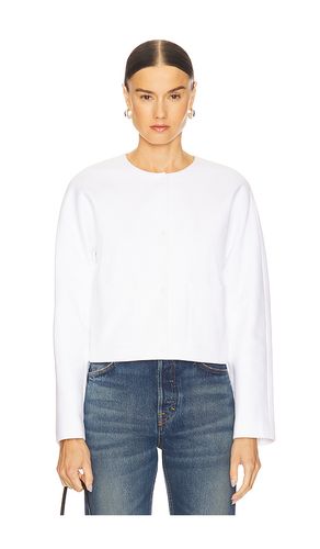 Collarless Jacket in . Size L. Also in S, XL, XS - Vince - Modalova