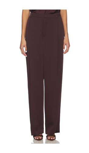 Mid Rise Wide Leg Pleated Trouser in . Taglia 0. Also in 00, 2, 4, 8 - Vince - Modalova