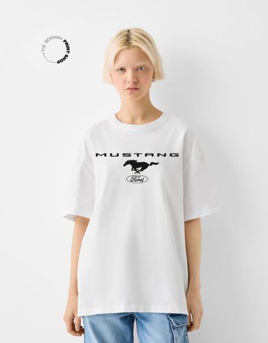 Camiseta Ford Manga Corta Mujer Xxs - Bershka - Modalova