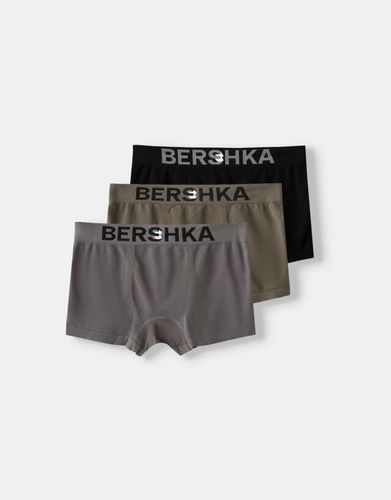 Pack 3 Boxers Seamless Cintura Print Hombre L-Xl - Bershka - Modalova