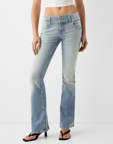 Jeans Bootcut Low Waist Mujer 36 - Bershka - Modalova