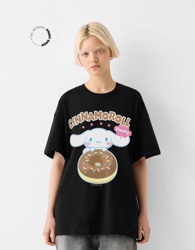 Camiseta Cinnamoroll Manga Corta Oversize Print Mujer L - Bershka - Modalova