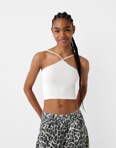 Top Seamless Halter Bskteen M-L - Bershka - Modalova