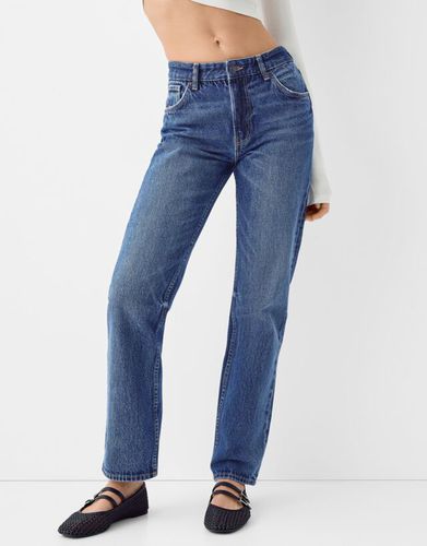 Jeans Straight Mujer 36 - Bershka - Modalova