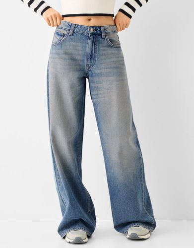 Jeans Wide Leg Mujer 36 - Bershka - Modalova