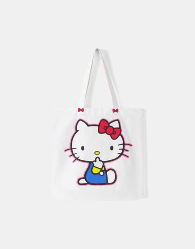 Bolso Shopper Hello Kitty Print Mujer - Bershka - Modalova