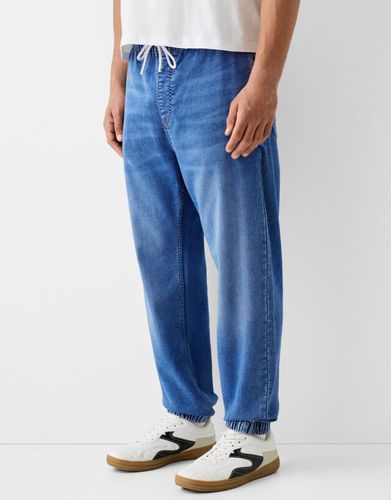 Bershka Jeans Jogger Hombre L Azul - Bershka - Modalova