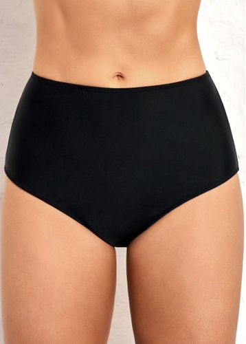 Black High Waisted Elastic Detail Swimwear Panty - unsigned - Modalova