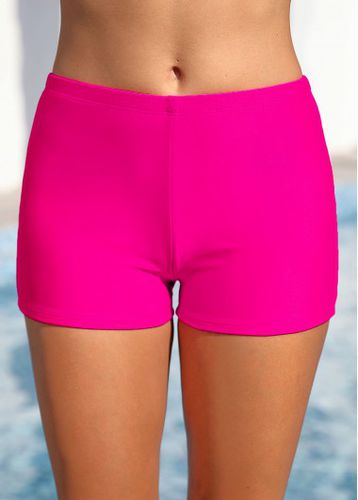 Mid Waisted Hot Pink Swim Shorts - unsigned - Modalova