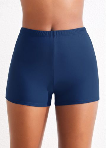 Mid Waisted Blue Swimwear Shorts - unsigned - Modalova