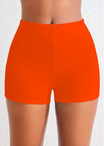 Mid Waisted Orange Swimwear Shorts - unsigned - Modalova