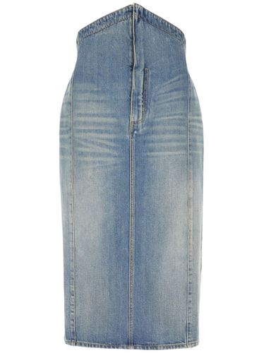Alexander McQueen Denim Long Skirt - Alexander McQueen - Modalova