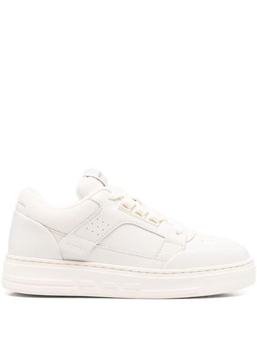 Emporio Armani Leather Sneakers - Emporio Armani - Modalova