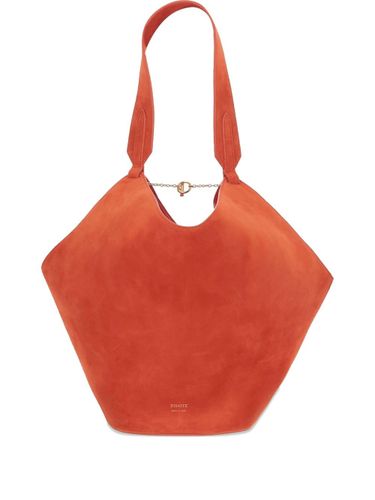 Lotus Small Leather Shoulder Bag - KHAITE - Modalova