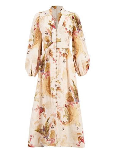 Ascension Printed Linen Dress - Zimmermann - Modalova