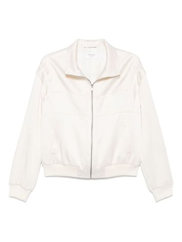 Saint Laurent Satin Bomber Jacket - Saint Laurent - Modalova