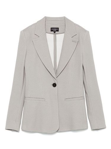 Single-Breasted Blazer Jacket - Emporio Armani - Modalova