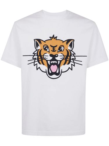 Kenzo Happy Tiger Cotton T-Shirt - Kenzo - Modalova