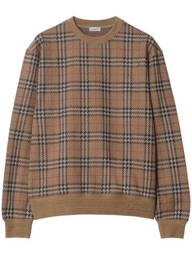 Burberry Checked Sweatshirt - Burberry - Modalova