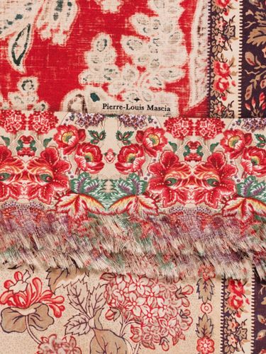Printed Silk Scarf - Pierre Louis Mascia - Modalova