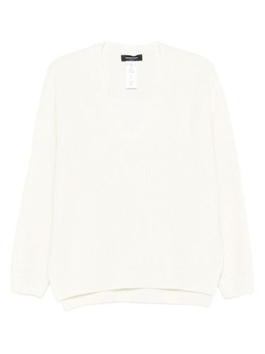 Wool V-Necked Jumper - Fabiana Filippi - Modalova