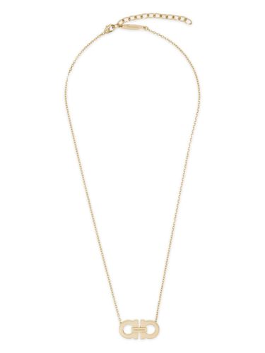 Ferragamo 2 Ganci Crystal Necklace - Ferragamo - Modalova