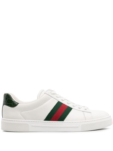 Gucci Ace Leather Sneakers - Gucci - Modalova