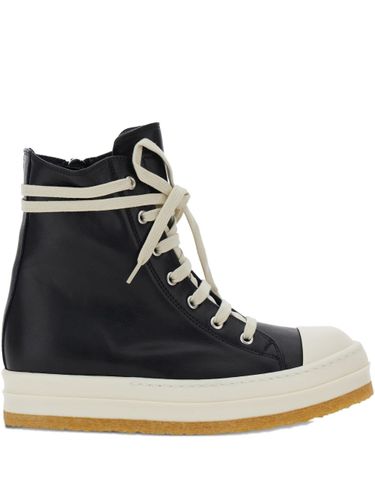 Rick Owens Leather Sneakers - Rick Owens - Modalova