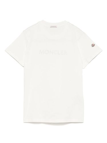 Moncler Logo Cotton T-Shirt - Moncler - Modalova