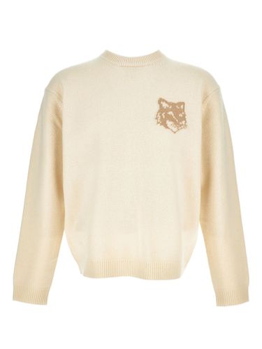 Fox Head Wool Jumper - MAISON KITSUNE' - Modalova