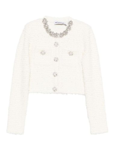 Crystal Embellished Cardigan - SELF PORTRAIT - Modalova