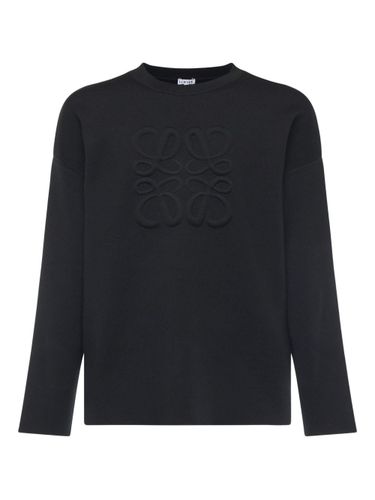 Loewe Anagram Wool Crewneck Sweater - Loewe - Modalova