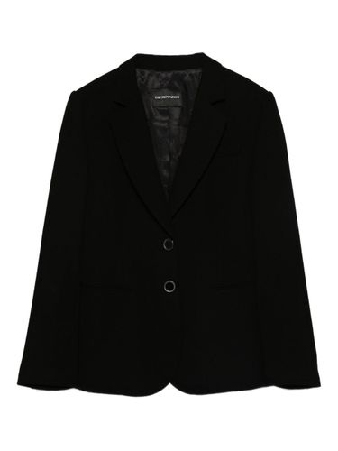 Single-Breasted Blazer Jacket - Emporio Armani - Modalova