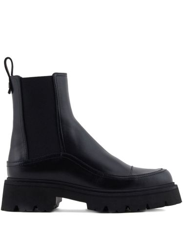 Leather Chelsea Boots - Emporio Armani - Modalova