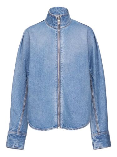 Alaïa Denim Zipped Shirt - Alaïa - Modalova