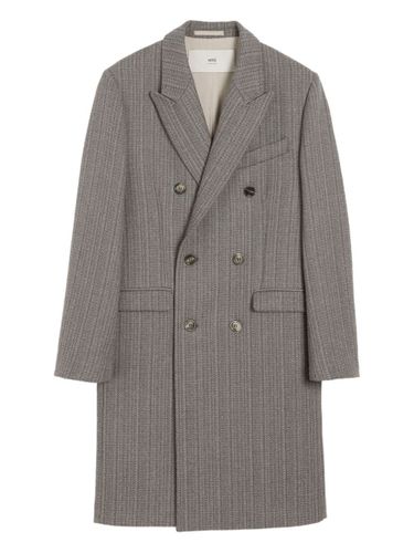 Ami Paris Wool Coat - Ami Paris - Modalova