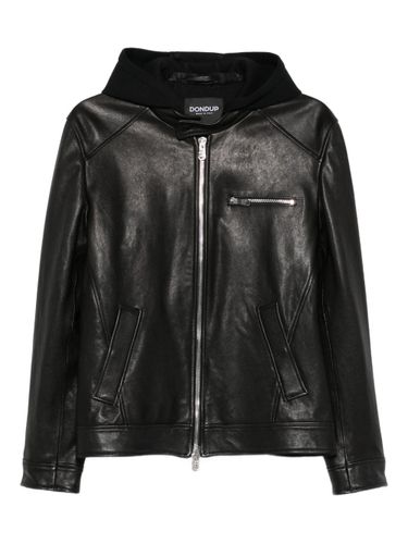 Dondup Leather Jacket - Dondup - Modalova