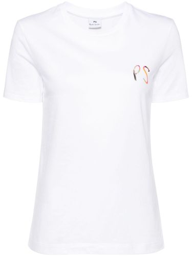 Swirl Logo Cotton T-Shirt - PS PAUL SMITH - Modalova