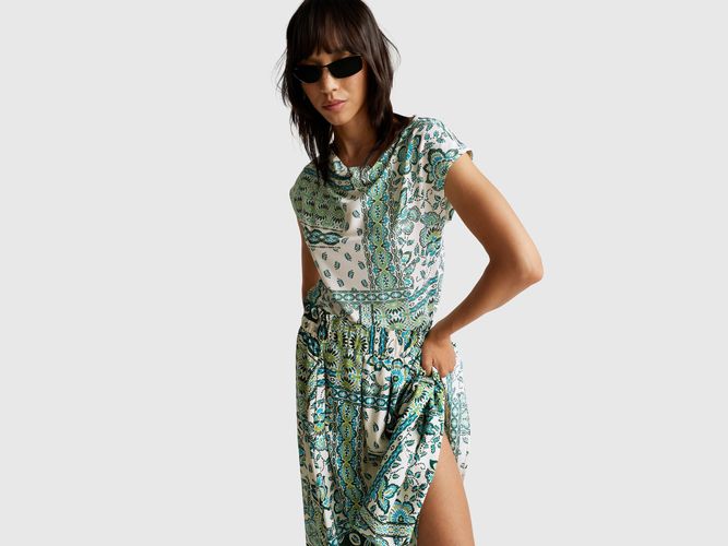 Benetton, Haut À Imprimé Bandana, Taille: L, Multicolore - United Colors of Benetton - Modalova